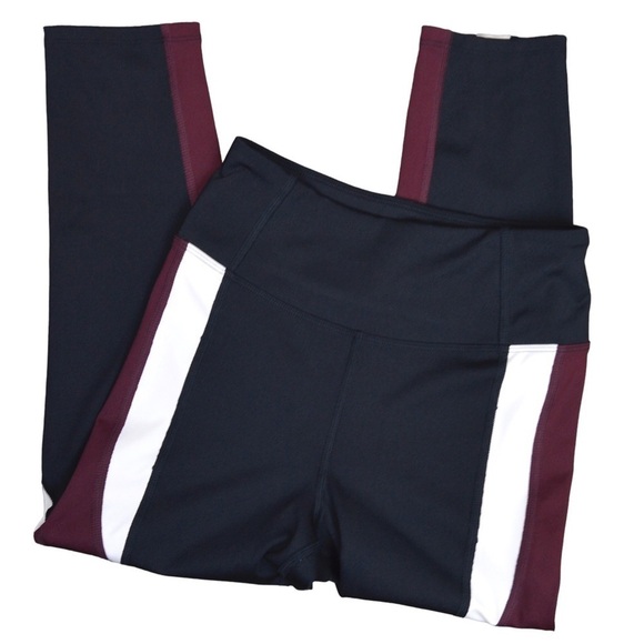 Aurique Color‎ Block Capri Sport Leggings, Size Small - Picture 9 of 9